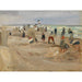 Reproductie van het schilderij op het strand van Noordwijk - Max Liebermann