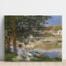 Reproductie van het schilderij op de oever van de Seine, Bennecourt - Claude Monet