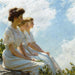 Op de hoogten - Charles Courtney Curran — weergave van het kunstwerk
