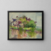 Canal de Georgetown, Washington DC - Susan Brown Chase — ingelijst kunstwerk aan de muur