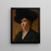 Studie van een hoed - Susan Merrill Ketcham — ingelijst kunstwerk aan de muur