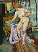 Nu drapé - Suzanne Valadon — weergave van het kunstwerk