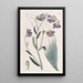 Cynoglosse à fleurs de buglosse - Sydenham Edwards — ingelijst kunstwerk aan de muur