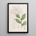 Le dendrobe à trois boutons - Sydenham Edwards — framed artwork on a wall