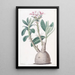 Pachypodium tubéreux - Sydenham Edwards — framed artwork on a wall