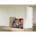 Abstract Painting – Pieces of the Future | Futuristic Wall Poster with Bright Colors and Urban Atmosphere