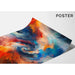 Abstract Painting – Chromatic Whirlwind | Wall Poster with Dynamic Colors and Swirling Movements
