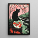 Painting of a Cat and Fish Bowl