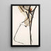 Decoratief Schilderij – Lijnen en Evenwicht | Poster Abstract Minimalistisch Beige en Zwart