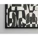 Schilderij Design – Abstracte Curves | Poster Zwart en Wit Geometrisch Modern