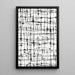 Poster Design Zwart en Wit – Ethersche lijnen | Moderne abstracte grafische Poster