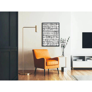 Tableau Design Noir et Blanc – Lignes Éthérées | Affiche Abstraite Graphique Moderne | Poster Minimaliste Élégant pour Intérieur Contemporain