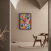 Pop Art Poster – Beweging van de Handen | Kleurrijke Abstracte Poster met gestileerde Handen