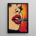 Pop Art Poster – Lippenstift | Poster Glamour Kleurstijl Lichtenstein
