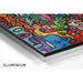 Pop Art Schilderij – Univers van Figuren | Poster Kleurrijk in Keith Haring-stijl