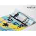Schilderij Street Art – Charlie Chaplin Pastel | Poster Pop Art Kleurstijl Minimalistisch
