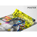 Schilderij Street Art – David Punk Pop | Poster Graffiti Kleurstijl Stedelijk