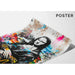 Poster Street Art – La Joconde Urbaine | Poster Graffiti Pop et Coloré de Mona Lisa