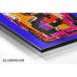 Tableau Street Art – Love Boom | Poster Coloré Style Basquiat Pop Art | Affiche Urbaine Moderne pour Déco Dynamique