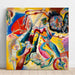Reproduction of the painting with the Red Spot - Wassily Kandinsky
