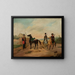Drie ruiters op de weg - Tadeusz Brodowski — ingelijst kunstwerk aan de muur