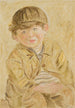 Jongen met pet - Tadeusz Makowski — weergave van het kunstwerk