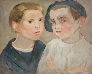 Frères - Tadeusz Makowski — weergave van het kunstwerk