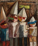 Carnaval des enfants avec un drapeau - Tadeusz Makowski — weergave van het kunstwerk