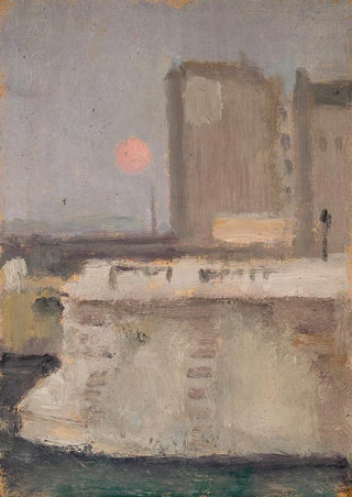 Tadeusz Makowski - Fragment of a city in a fog.webp