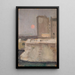Fragment de ville dans le brouillard - Tadeusz Makowski — framed artwork on a wall