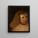 van Tête d'une petite fille aux cheveux dénoués - Tadeusz Makowski — ingelijst kunstwerk aan de muur