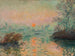 Landschapschilderij bij zonsondergang - Tadeusz Makowski — weergave van het kunstwerk