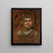 Kleine meisje met een rood lint - Tadeusz Makowski — ingelijst kunstwerk aan de muur