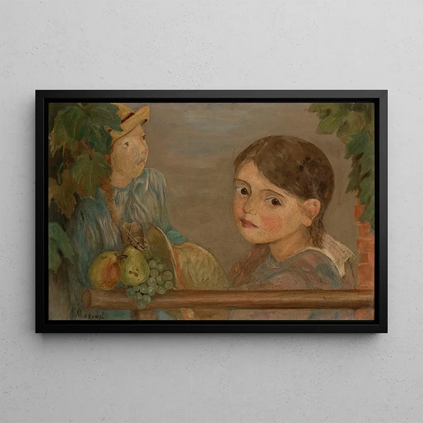 Tadeusz Makowski - Little girls with grapes.webp