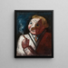 L'homme au cigare Stéphane Manier - Tadeusz Makowski — ingelijst kunstwerk aan de muur