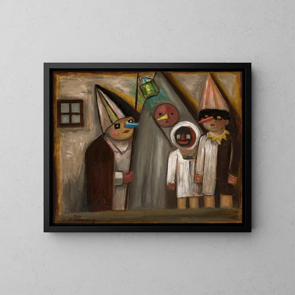Miserabel - Tadeusz Makowski — ingelijst kunstwerk aan de muur