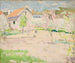 Landschapschilderij lente - Tadeusz Makowski — weergave van het kunstwerk