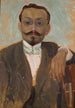 Portrait of the sculptor Bolesław Bażukiewicz - Tadeusz Makowski — artwork view