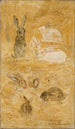Lapins - Tadeusz Makowski — weergave van het kunstwerk