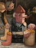 Terug van school - Tadeusz Makowski — weergave van het kunstwerk