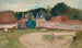 Route devant la ferme - Tadeusz Makowski — weergave van het kunstwerk