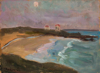 Kustlijn - Tadeusz Makowski — weergave van het kunstwerk
