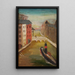 Navire dans une ville - Tadeusz Makowski — ingelijst kunstwerk aan de muur