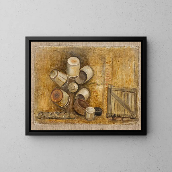 Wiadra - Tadeusz Makowski — ingelijst kunstwerk aan de muur