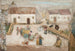 Werk op een boerderij - Tadeusz Makowski — weergave van het kunstwerk