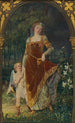 Het pad van de ware liefde is nooit gemakkelijk geweest - Talbot Hughes — weergave van het kunstwerk