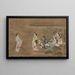 Bezoek van de geliefden - Tamura Suiō — ingelijst kunstwerk aan de muur
