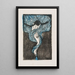 Melancholy - Tanaka Kyōkichi — framed artwork on a wall