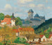 Vue van het kasteel van Karlštejn nabij Praag - Tavík František Šimon — weergave van het kunstwerk