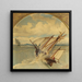 Storm op zee - Jaroslav Cermak — ingelijst kunstwerk aan de muur
